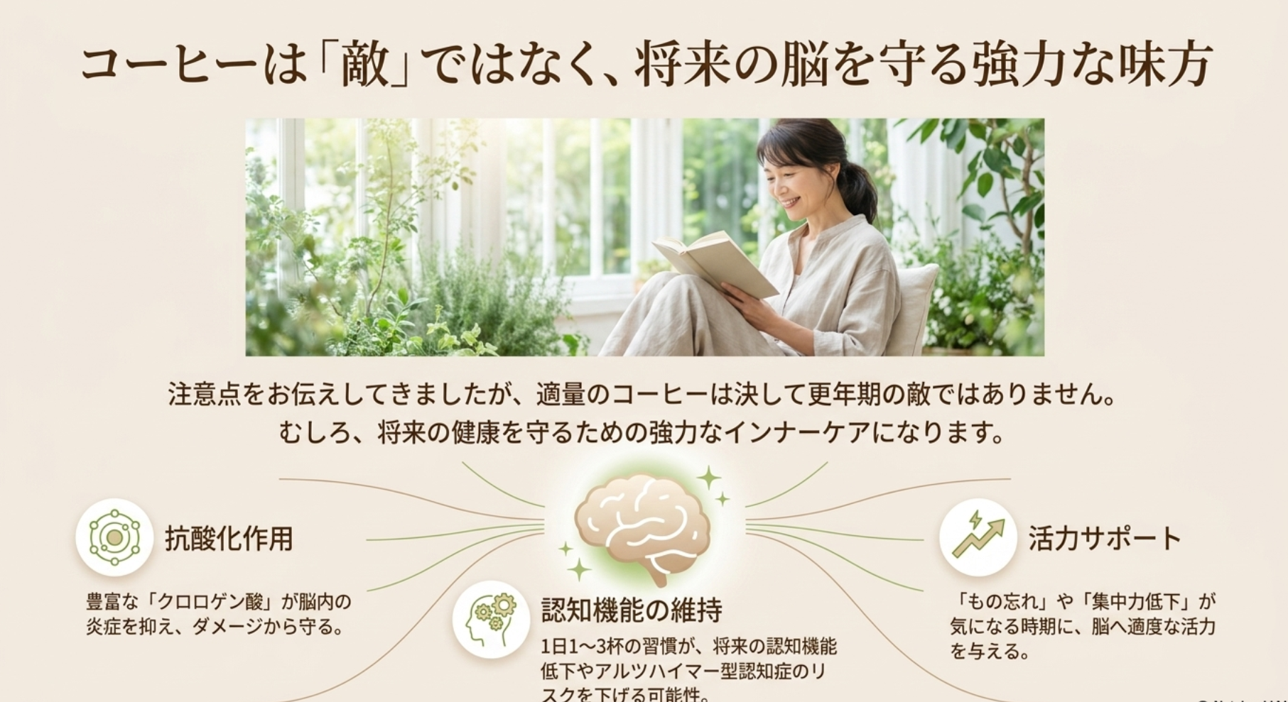 更年期にコーヒーを賢く選んで体調を整える方法